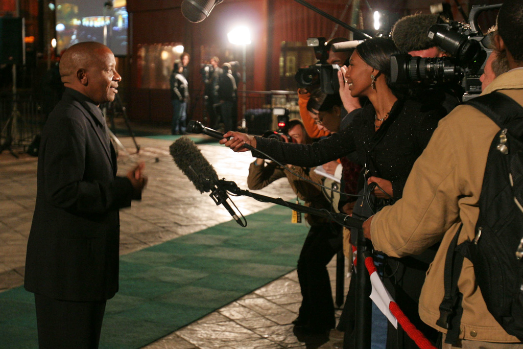 FILE - Lebohang "Lebo M" Morake arrives for the official opening of the local production of the Lion King in Johannesburg on June 6, 2007. (AP Photo/Denis Farrell, File)
