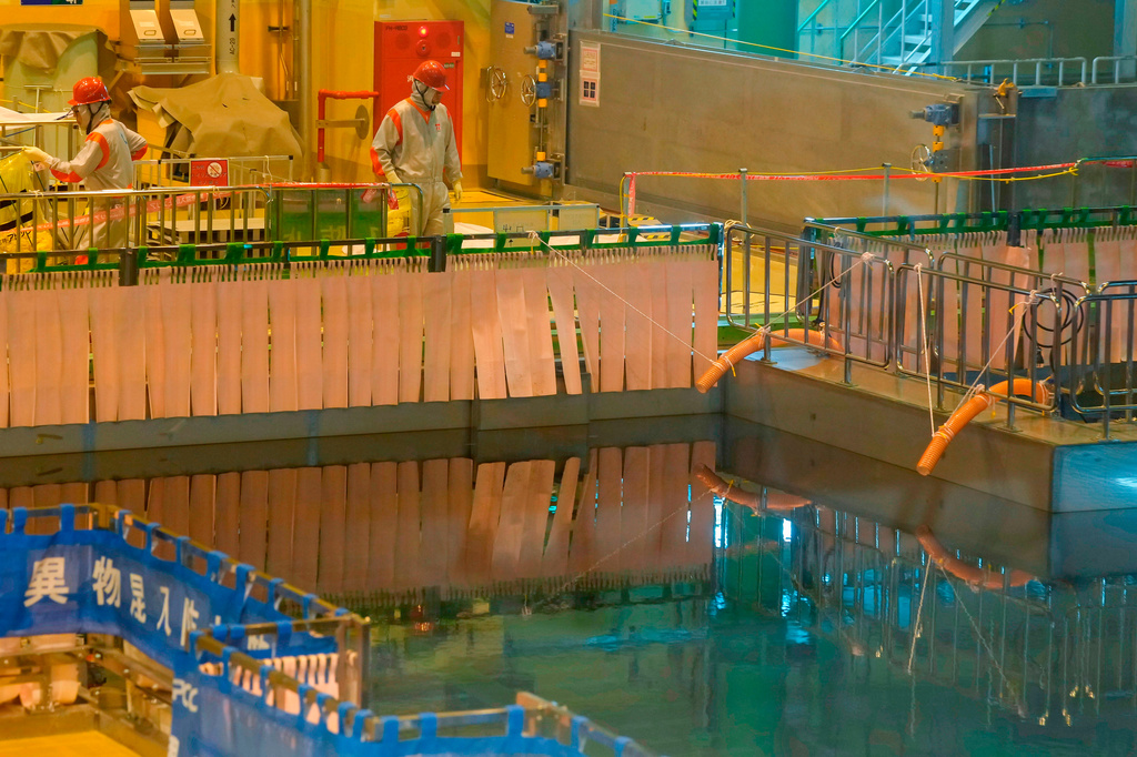 FILE - The operation floor inside the Unit 6 reactor building is pictured during a media tour at Tokyo Electric Power Company Holdings' (TEPCO) Kashiwazaki-Kariwa nuclear power station in Kariwa Village, Niigata prefecture, Japan on Friday, May 1, 2026. (Toru Hanai/Pool Photo via AP, File)