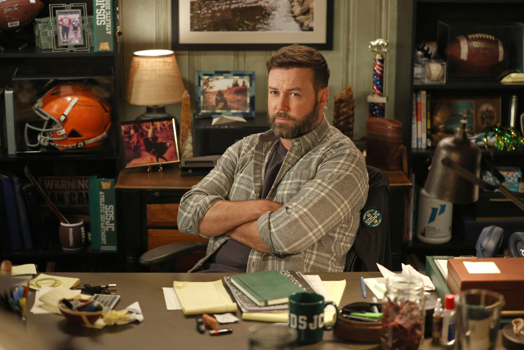 This image released by NBC shows Taran Killam in a scene from "Stumble." (Matt Miller/NBC via AP)