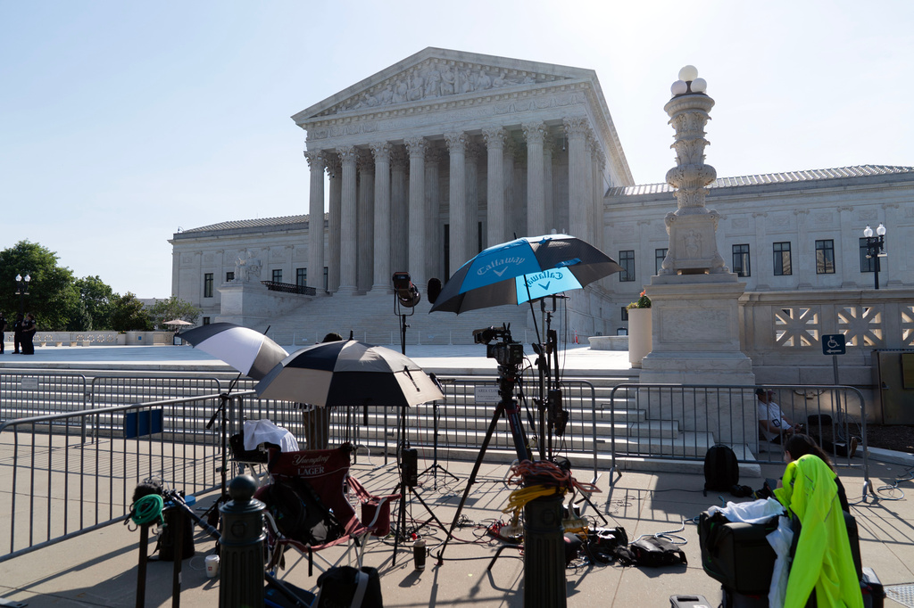 The Supreme Court is seen Tuesday, June 30, 2026, on Capitol Hill in Washington. (AP Photo/Jose Luis Magana)