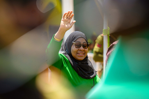 Tanzanian President Samia Suluhu Hassan arrives for a campaign rally ahead of the general elections in Mbeya, Tanzania, Tuesday, Oct. 7, 2025. (AP Photo) Tanzanian President Samia Suluhu Hassan arrives for a campaign rally ahead of the general elections in Mbeya, Tanzania, Tuesday, Oct. 7, 2025. (AP Photo)