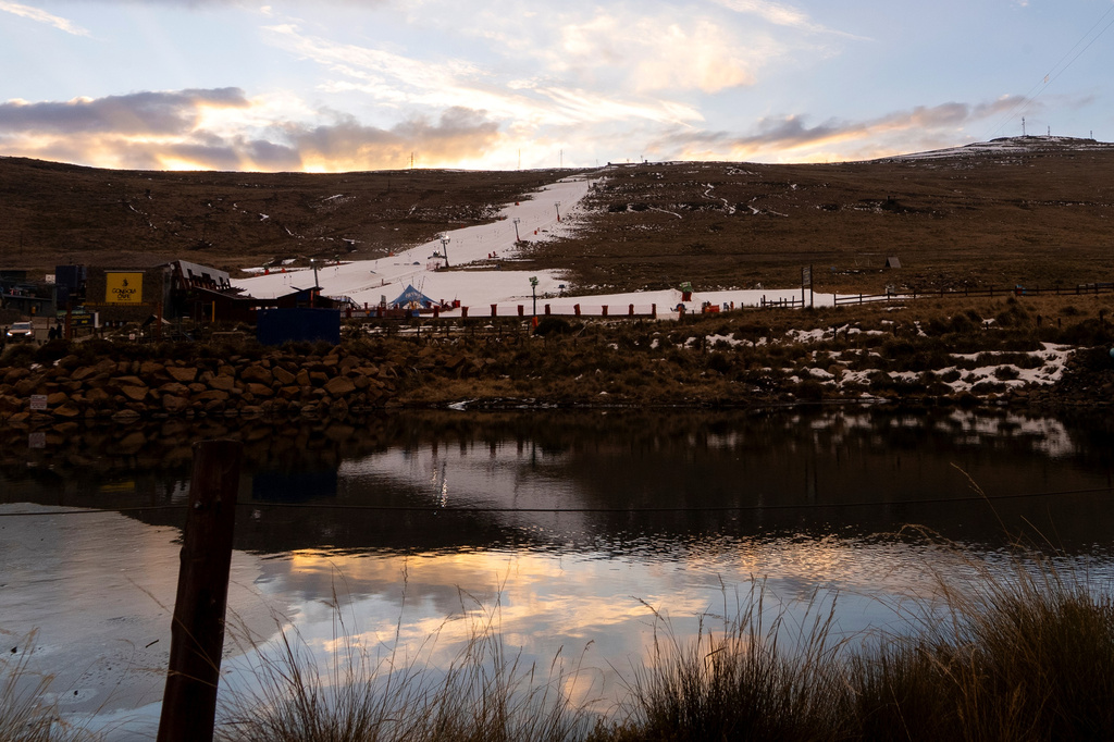 Afriski Mountain Resort is seen at Afriski Mountain Resort in Maluti, Lesotho, Saturday, July 11, 2026. (AP Photo/Kayleen Morgan)