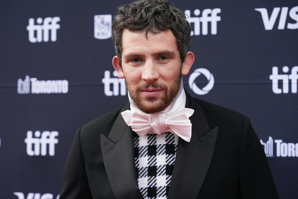 Josh O'Connor attends the premiere of "Wake Up Dead Man: A Knives Out Mystery" at the Princess of Wales Theatre during the Toronto International Film Festival on Saturday, Sept. 6, 2025, in Toronto. (AP Photo/Chris Pizzello)
