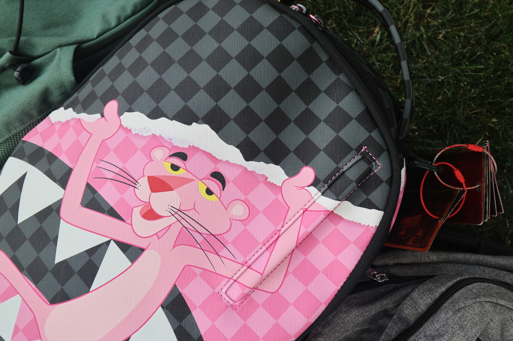 Brockton Lozano's new backpack is seen on Friday, July 31, 2026, in Flagstaff, Ariz. (AP Photo/Cheyanne Mumphrey)