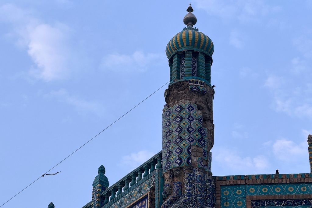 Damage in the historic Blue Mosque is seen after ia 6.3 powerful earthquake in northern Afghanistan, in Mazar-e-Sharif, Monday, Nov. 3, 2025.(AP Photo/Sirat Noori)