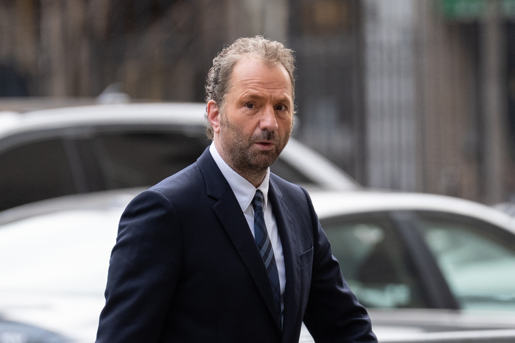 Michael Rapino, chief executive officer and president of Live Nation Entertainment Inc., arrives at Manhattan Federal court, Thursday, March 19, 2026 in New York. (AP Photo/Adam Gray)