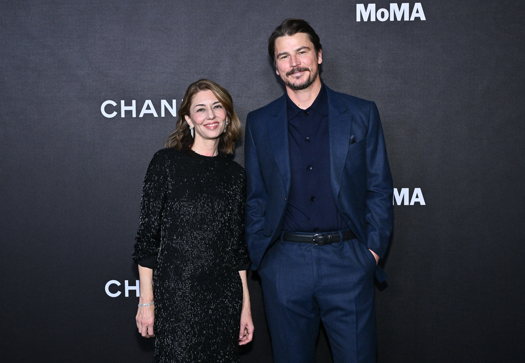 Sofia Coppola, left, and Josh Hartnett attend The Museum of Modern Art Film Benefit presented by Chanel on Wednesday, Nov. 12, 2025, in New York. (Photo by Evan Agostini/Invision/AP)