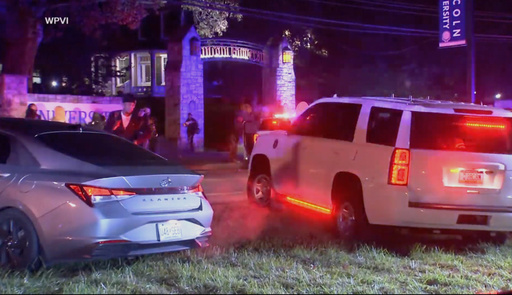 Law enforcement are seen outside Pennsylvania’s Lincoln University after a deadly shooting late Saturday, Oct, 25, 2025 near Oxford, Pa. (WPVI-TV via AP) Law enforcement are seen outside Pennsylvania’s Lincoln University after a deadly shooting late Saturday, Oct, 25, 2025 near Oxford, Pa. (WPVI-TV via AP)