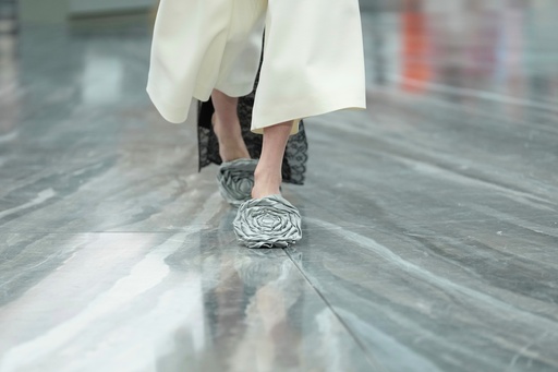 A model wears a creation as part of the Dior Spring/Summer 2026 collection presented in Paris, Wednesday, Oct. 1, 2025. (AP Photo/Aurelien Morissard) A model wears a creation as part of the Dior Spring/Summer 2026 collection presented in Paris, Wednesday, Oct. 1, 2025. (AP Photo/Aurelien Morissard)