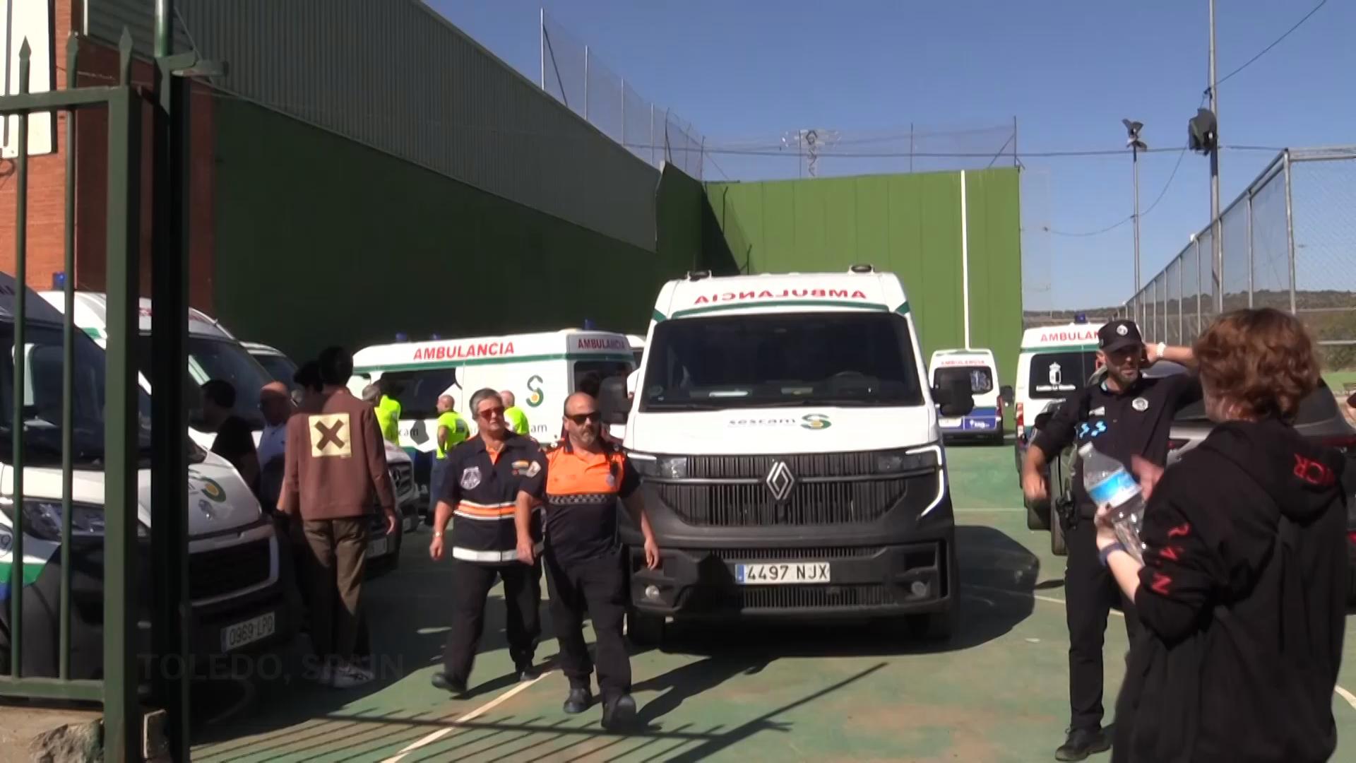 At least 68 people were killed and 58 hospitalised after a high-speed train slammed into another train that had stopped on the tracks in Spain&rsquo;s Toledo province. Rescue workers continue to search the wreckage, as authorities investigate the cause of the country&rsquo;s second deadly rail collision this year. (AP video/Alicia Leon)