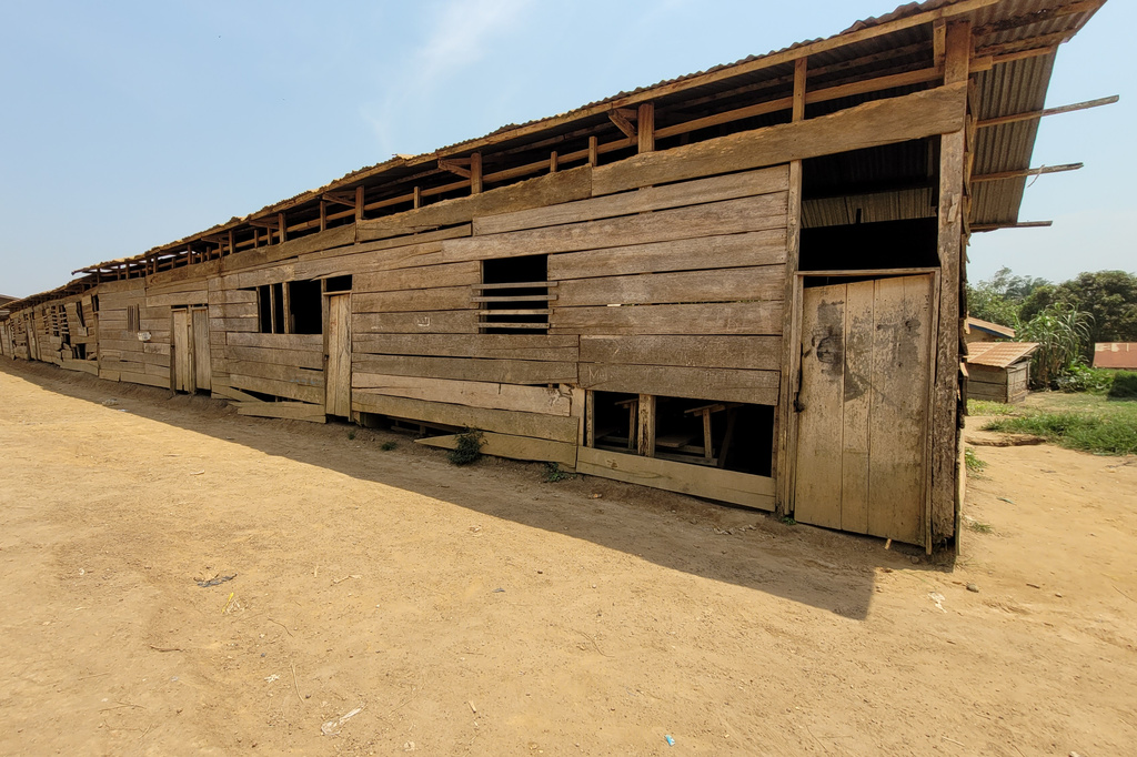A view of a school in Ituri province, eastern Congo, Thursday, Aug. 27, 2026. (AP Photo/Constant Same Bagalwa)