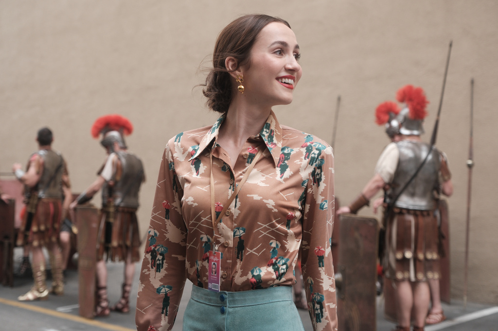 This image released by HBO shows Maude Apatow from the series "Euphoria." (Eddy Chen/HBO via AP)