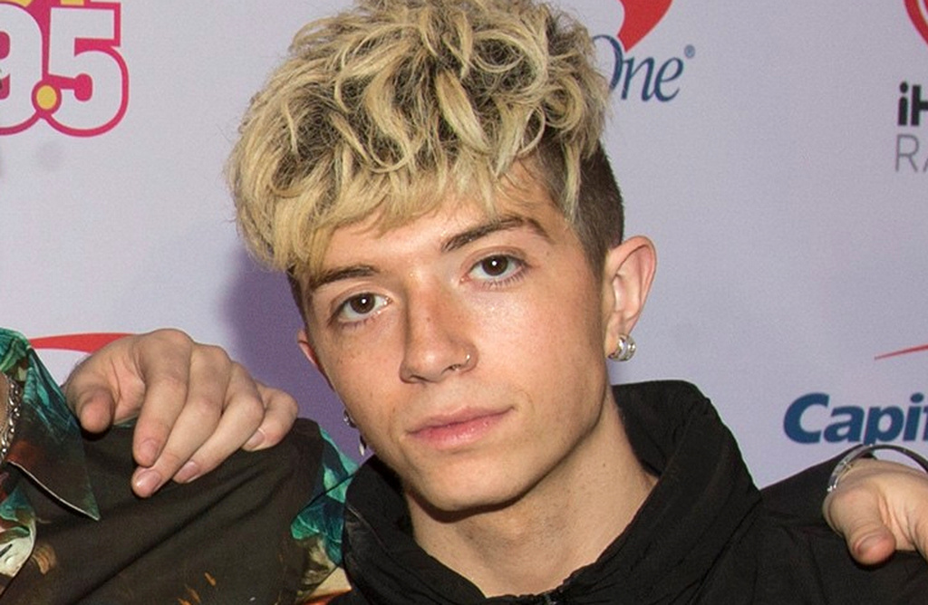FILE - Jack Avery, of the band Why Don't We, poses, Dec. 16, 2019, in Washington, D.C. (Photo by Owen Sweeney/Invision/AP, File)