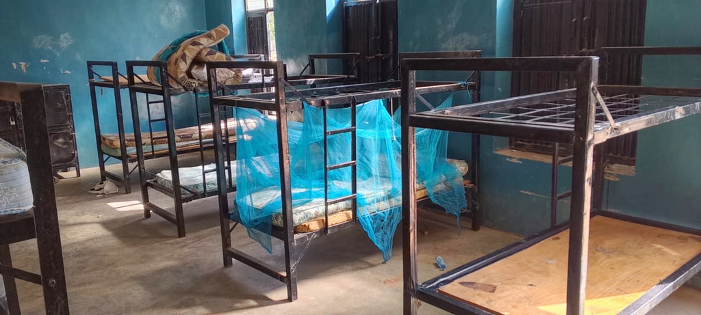 This photo released by the Christian Association of Nigeria shows the dormitories of St. Mary's Catholic Primary and Secondary School after gunmen abducted children and staff in Papiri community in Nigeria, Friday, Nov. 21, 2025. (Christian Association of Nigeria via AP)