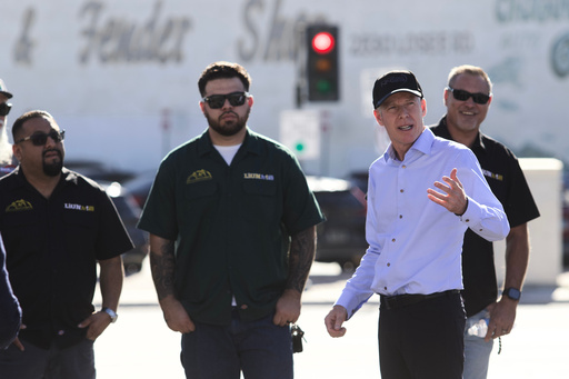 U.S. Secretary of Energy Chris Wright speaks with union members at the National Nuclear Security Administration where he announced the furloughing of 1,400 federal workers as part of the shutdown which began Oct. 1, during a news conference at the Nevada National Security Site (NNSS) in Las Vegas on Monday Oct. 20, 2025. (AP Photo/Ty ONeil) U.S. Secretary of Energy Chris Wright speaks with union members at the National Nuclear Security Administration where he announced the furloughing of 1,400 federal workers as part of the shutdown which began Oct. 1, during a news conference at the Nevada National Security Site (NNSS) in Las Vegas on Monday Oct. 20, 2025. (AP Photo/Ty ONeil)