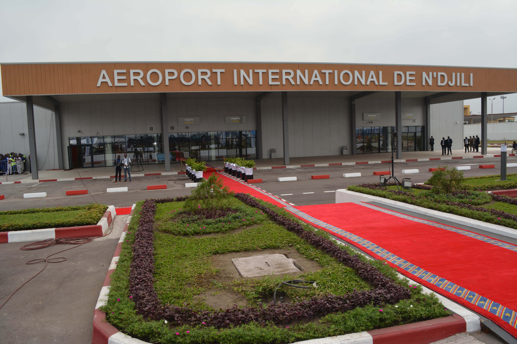 FILE -The Congo airport terminal building before its opening by Congo president Joseph Kabila in Kinshasa, Democratic Republic of Congo, June 25, 2015. (AP Photo/John Bompengo, File)