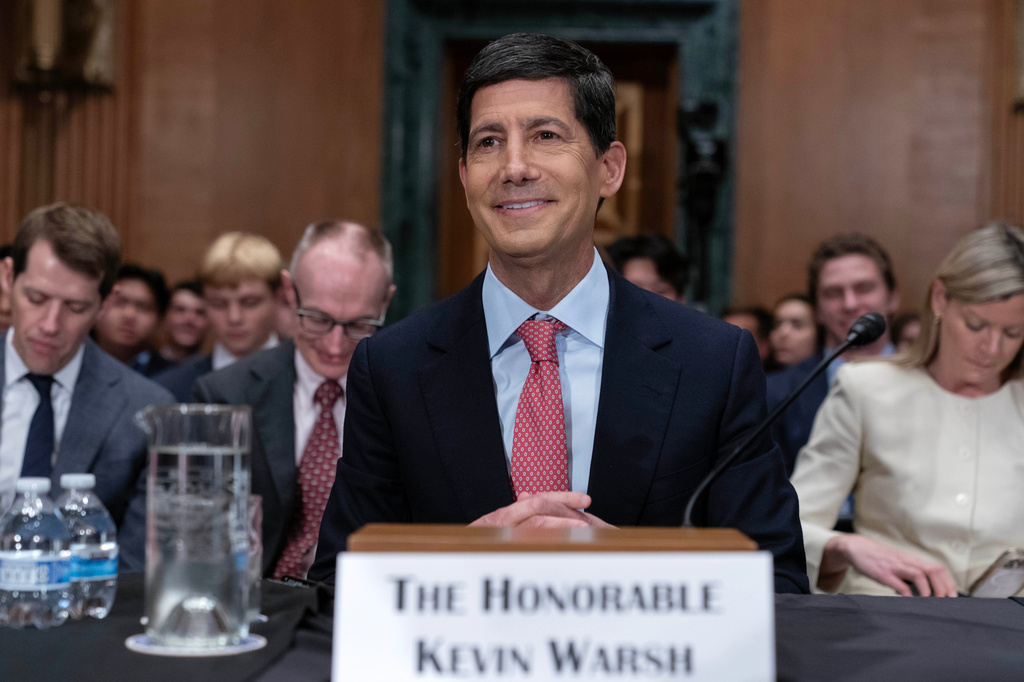 Federal Reserve Chairman Kevin Warsh testifies before the Senate Banking, Housing and Urban Affairs Committee to deliver the semiannual monetary policy report to Congress, on Capitol Hill, Wednesday, July 15, 2026, in Washington. (AP Photo/Jose Luis Magana)