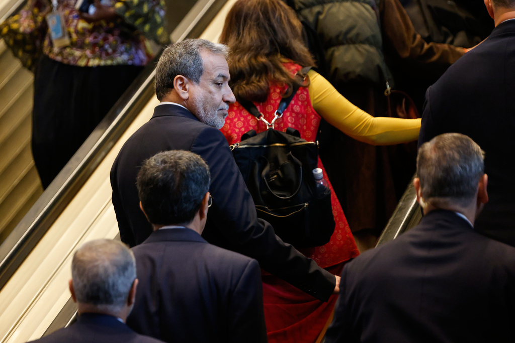 Iran's Foreign Minister Abbas Araghchi arrives ahead of the 81st session of the United Nations General Assembly at United Nations headquarters, Tuesday, Sept. 22, 2026. (AP Photo/Stefan Jeremiah)