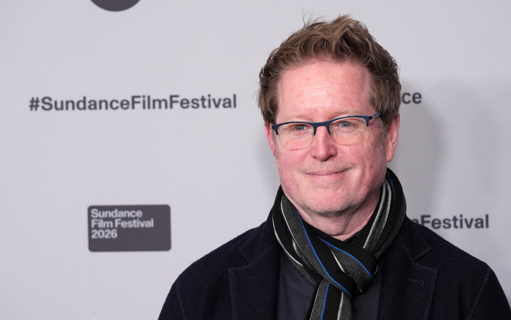 Andrew Stanton, director of the the film "In the Blink of an Eye," attends the premiere of the film during the Sundance Film Festival on Monday, Jan. 26, 2026, at Eccles Theater in Park City, Utah. (AP Photo/Chris Pizzello)