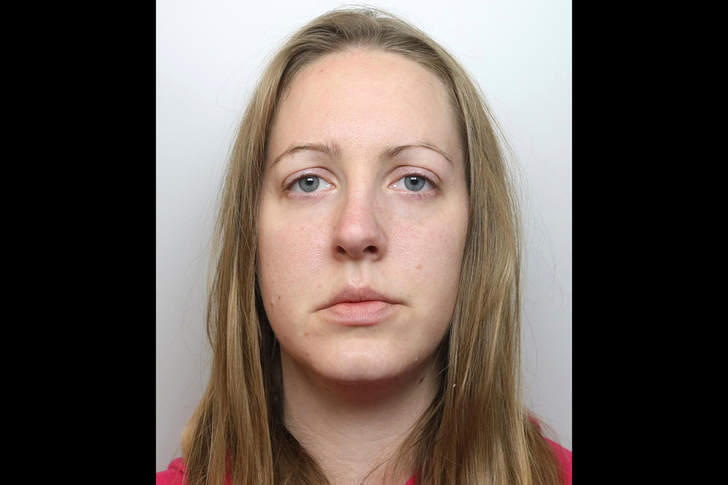 FILE - This undated handout photo issued by Cheshire Constabulary shows of nurse Lucy Letby. (Cheshire Constabulary via AP, File)