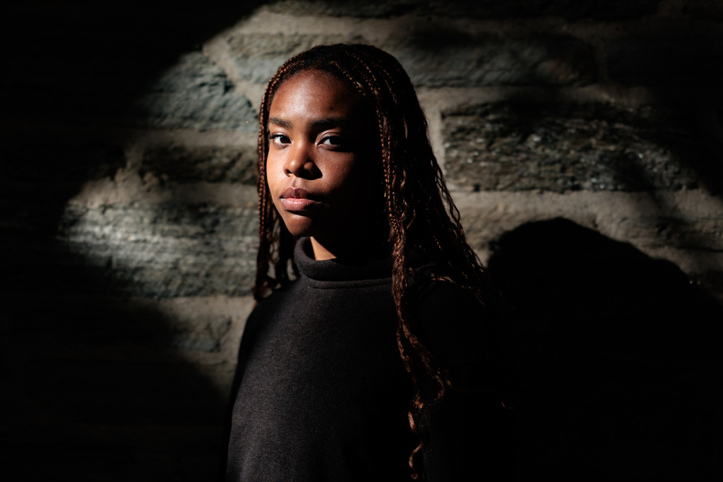 Kennedy Beal poses for a portrait Thursday, Oct. 23, 2025, in Princeton, N.J. (AP Photo/Hannah Beier)