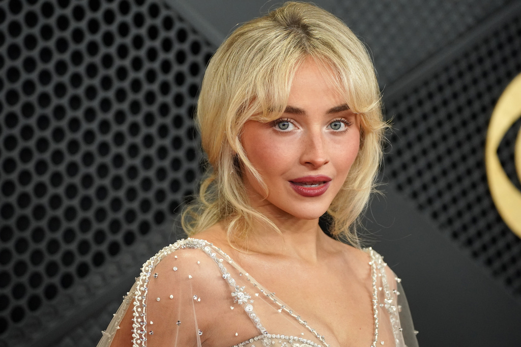 FILE - Sabrina Carpenter appears at the 68th annual Grammy Awards in Los Angeles on Feb. 1, 2026. (Photo by Jordan Strauss/Invision/AP, File)