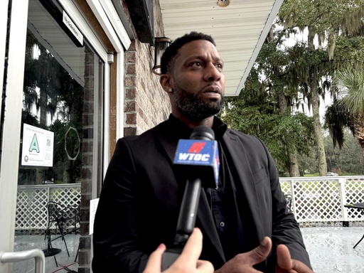 Owner Willie Turral talks to the media outside of Willie's Bar and Grill in St Helena Island, S.C. after a shooting occurred early Sunday, Oct. 12, 2025. (AP Photo/Lewis M. Levine) Owner Willie Turral talks to the media outside of Willie's Bar and Grill in St Helena Island, S.C. after a shooting occurred early Sunday, Oct. 12, 2025. (AP Photo/Lewis M. Levine)
