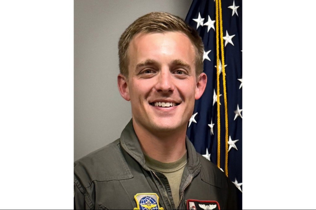 This photo provided by Mary Remmes shows Maj. Alex Klinner, Jan. 10, 2026. (Mary Remmes via AP)