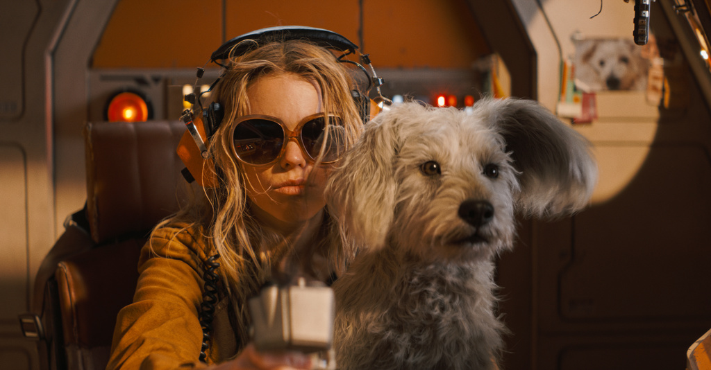 This image released by Warner Bros. Pictures shows Milly Alcock in a scene from "Supergirl." (Warner Bros. Pictures via AP)