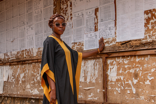 Tankeu Patie Merveille, 24, a student, poses on the campus of the University of Yaoundé I, Cameroon, Sept. 12, 2025 (AP Photo / Welba Yamo Pascal) Tankeu Patie Merveille, 24, a student, poses on the campus of the University of Yaoundé I, Cameroon, Sept. 12, 2025 (AP Photo / Welba Yamo Pascal)