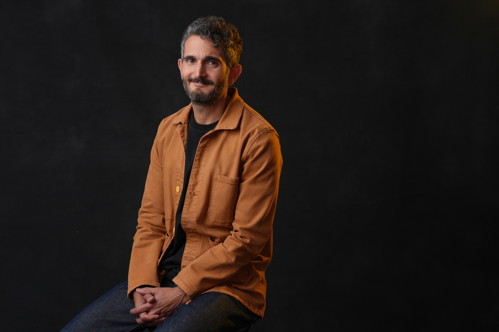 Dave Green poses for a portrait to promote "Coyote vs. Acme" during Comic-Con International on Saturday, July 25, 2026, in San Diego. (AP Photo/Chris Pizzello)