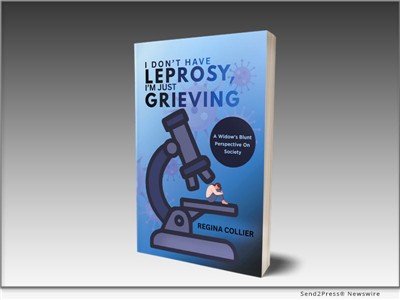 IMAGE CAPTION: New Book 'I Don't Have Leprosy, I'm Just Grieving' Takes a Blunt Look at How Society Treats the Bereaved | When Regina Collier lost her partner, Dean, in July 2022 following complications from a double-lung transplant, she expected grief to change her life. What she didn't expect was how dramatically it would change the way other people interacted with her. In her new book, "I Don't Have Leprosy, I'm Just Grieving: A Widow's Blunt Perspective on Society" (ISBN: 978-1834385839), released through Tellwell Publishing, Collier offers an unfiltered account of widowhood and the strange, painful, and sometimes infuriating ways society responds to people who are grieving.