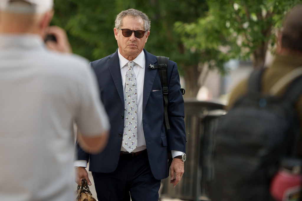 Attorney Richard Novak, part of the defense team for Tyler Robinson, accused in the fatal shooting of Charlie Kirk, arrives at the Fourth District Courthouse in Provo, Utah for his client's hearing, Tuesday, July 7, 2026. (AP Photo/Spenser Heaps)