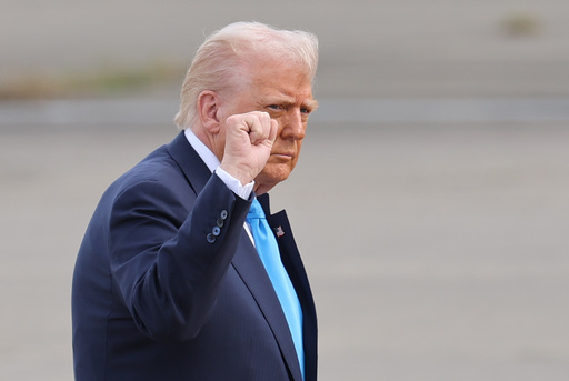 U.S. President Donald Trump walks towards Air Force One at Haneda Airport in Tokyo for his departure to South Korea, Wednesday, Oct. 29, 2025. (Kim Kyung-Hoon/Pool Photo via AP) U.S. President Donald Trump walks towards Air Force One at Haneda Airport in Tokyo for his departure to South Korea, Wednesday, Oct. 29, 2025. (Kim Kyung-Hoon/Pool Photo via AP)