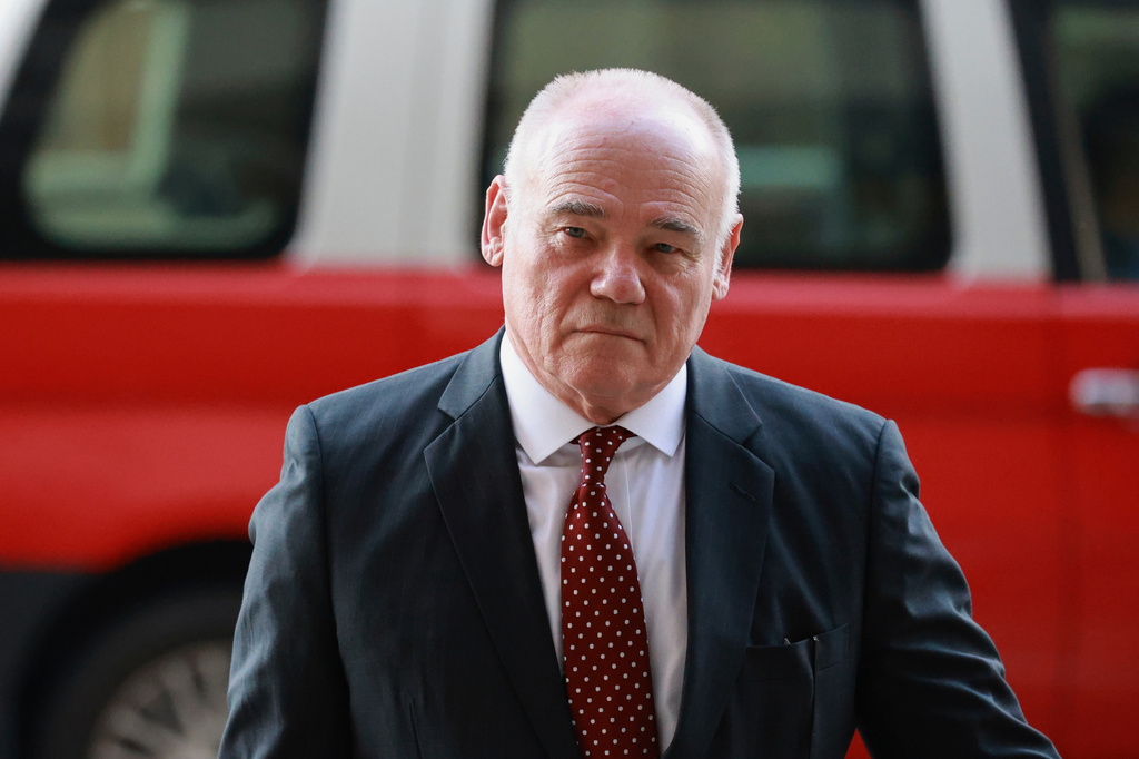 FILE - Senior counsel Nigel Kat, for Selina Cheng, arrives at Eastern Magistrates' Court to proceed a private prosecution brought by Cheng, former Wall Street Journal employee, against the paper's parent company, Dow Jones Publishing Co (Asia), in Hong Kong on Dec 18, 2025. (AP Photo/May James, File)