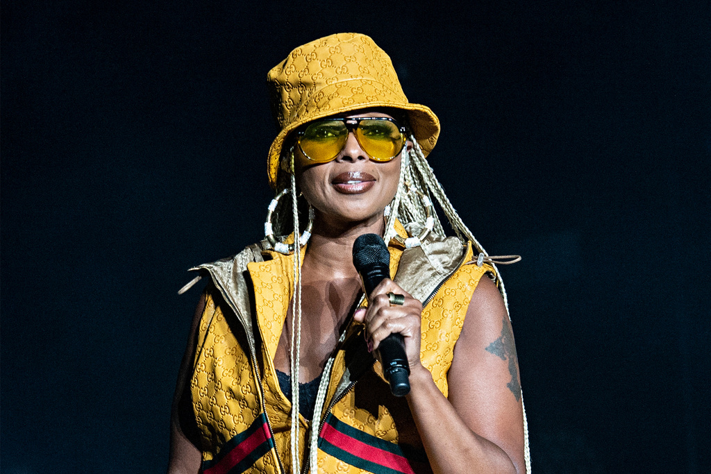 FILE - Mary J. Blige performs at the 2018 Essence Festival at the Mercedes-Benz Superdome on July 7, 2018, in New Orleans. (Photo by Amy Harris/Invision/AP, File)