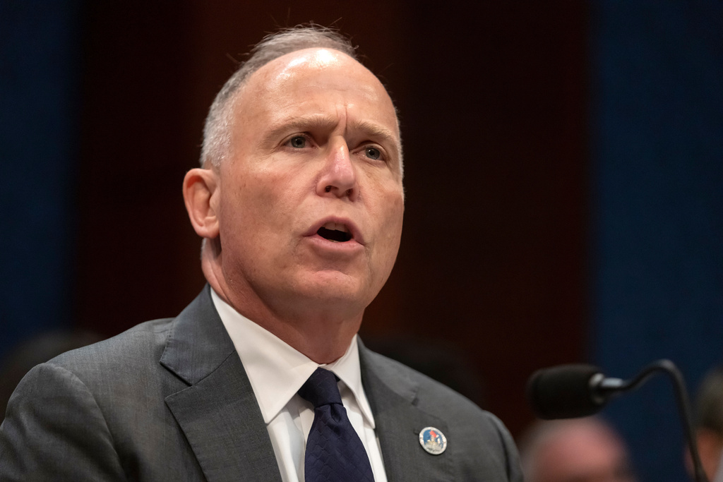 FILE - District of Columbia Attorney General Brian Schwalb speaks during a hearing of the House Committee on Oversight and Government Reform on Capitol Hill, Sept. 18, 2025, in Washington. (AP Photo/Mark Schiefelbein, File)