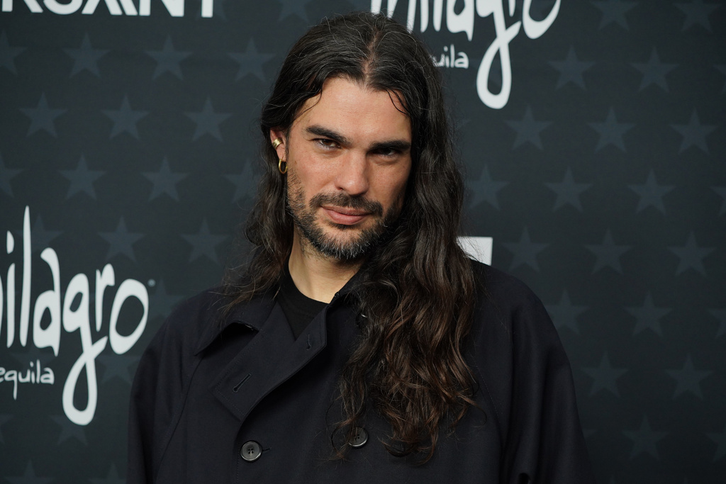 Óliver Laxe arrives at the 31st Annual Critics Choice Awards on Sunday, Jan. 4, 2026, at The Barker Hanger in Santa Monica, Calif. (Photo by Jordan Strauss/Invision/AP)