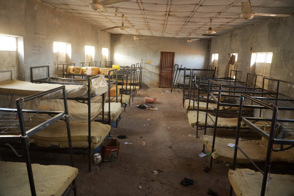The dormitories where gunmen kidnapped school children is seen in Kebbi, Nigeria, Monday, Nov. 17, 2025. (AP Photo/Deeni Jibo)