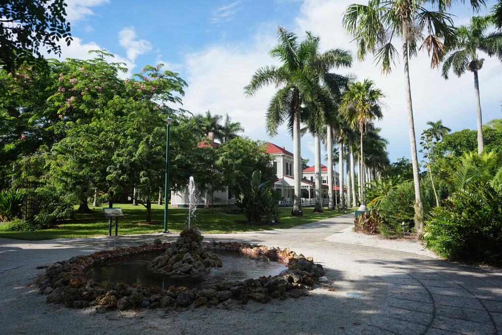 The grounds of the Edison and Ford Winter Estates, on Saturday, Aug. 9, 2025, in Fort Myers, Fla., which date from 1885, when Edison purchased the property to build a vacation home. (AP Photo/Lynne Sladky)