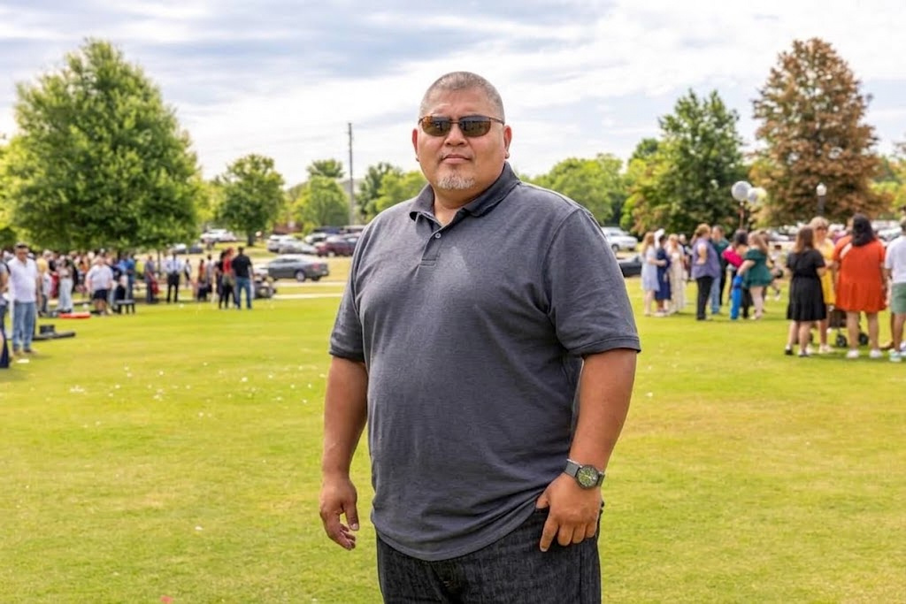 This photo provided by Johaunna Castillo shows Daniel Castillo on May 23, 2025, in Evans, Ga. (Johaunna Castillo via AP)