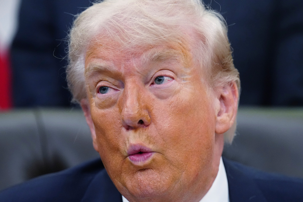 President Donald Trump speaks before signing a proclamation in the Oval Office at the White House, Tuesday, May 5, 2026, in Washington. (AP Photo/Jacquelyn Martin)
