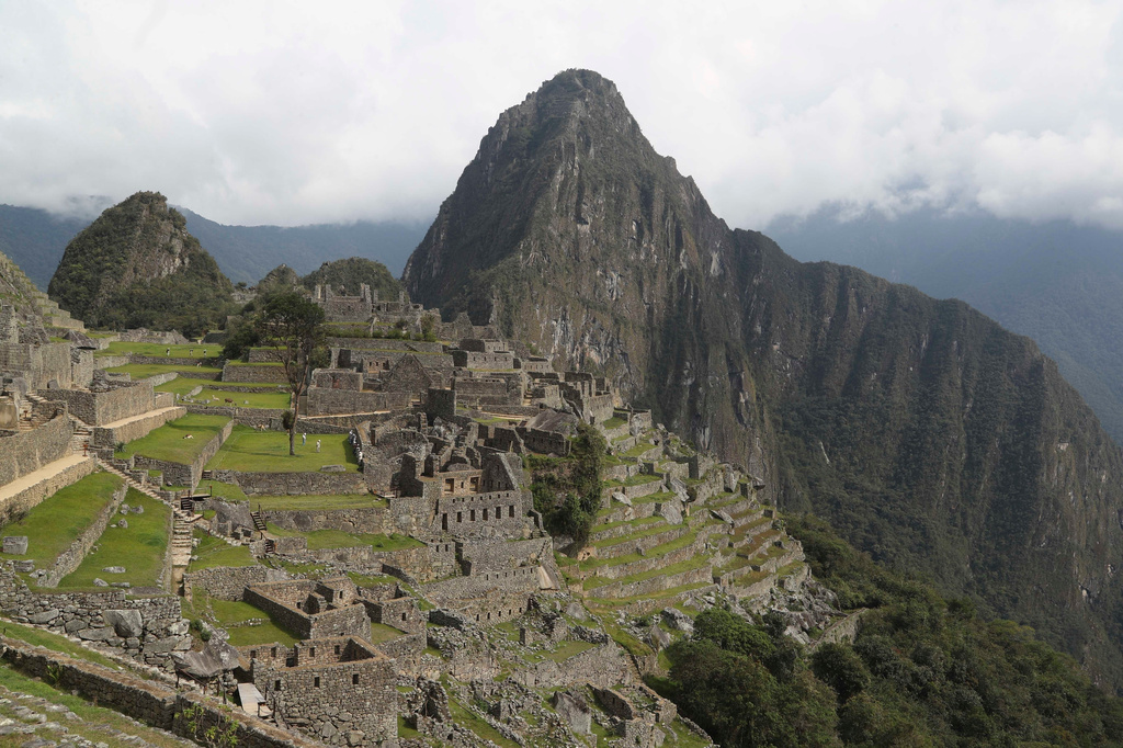 FILE - The Machu Picchu archeological site sits in the department of Cusco, Peru, Oct. 27, 2020. (AP Photo/Martin Mejia, File)