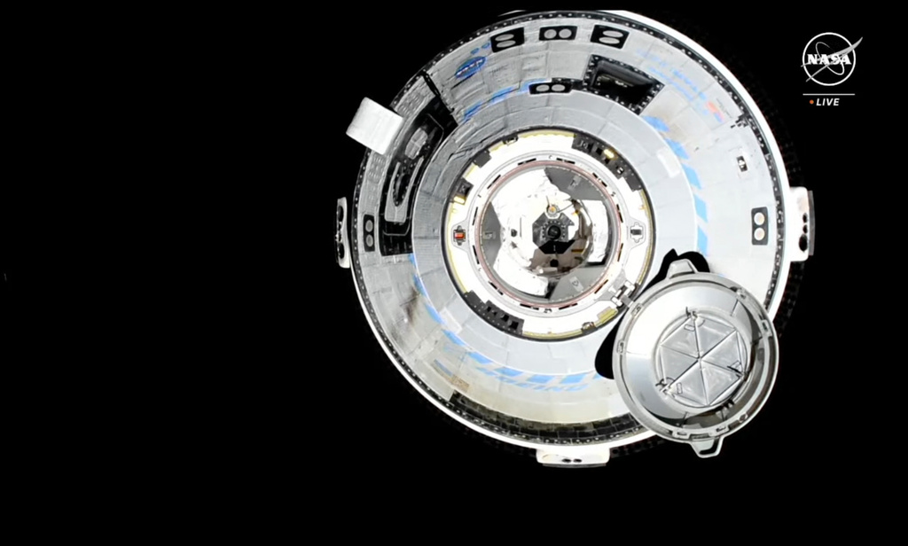 FILE - Boeing Starliner spacecraft prepares to dock with the International Space Station for the first time on June 6, 2024. (NASA via AP, File)