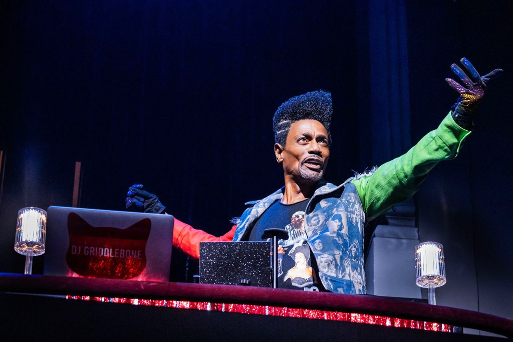 Ken Ard appears during a rehearsal for "Cats: The Jellicle Ball" in New York on March 17, 2026. (Matthew Murphy and Evan Zimmerman via AP)