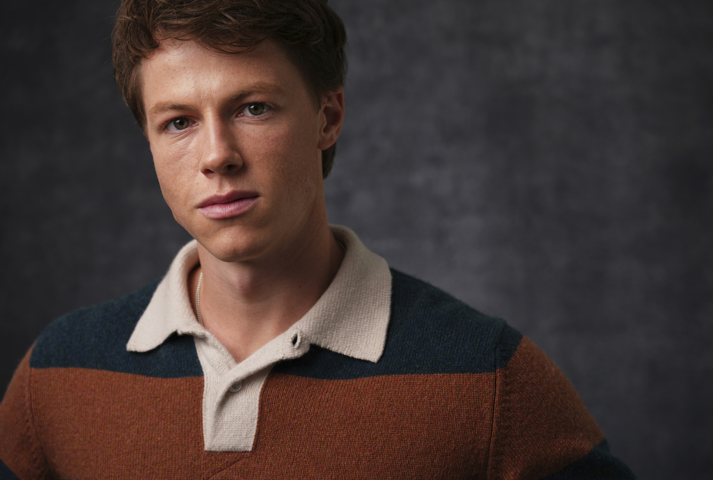 Milo Callaghan poses for a portrait to promote the television series "The Rainmaker" on Thursday, Aug. 14, 2025, in Los Angeles. (AP Photo/Chris Pizzello)