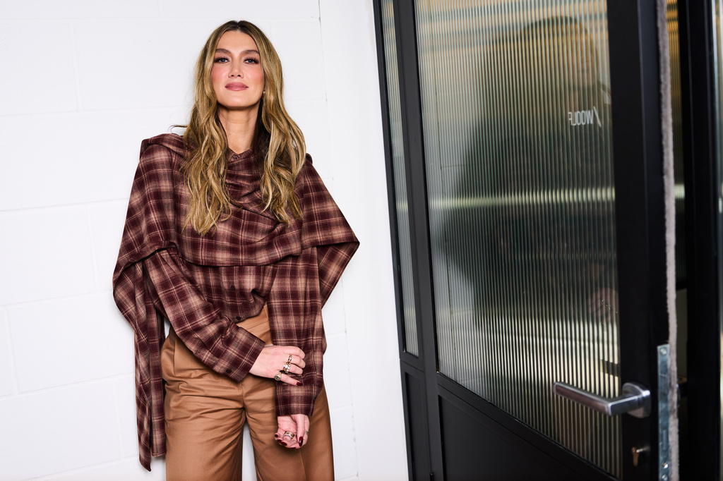 Delta Goodrem poses for portrait photographs on Thursday, April 2, 2026, in London. (Photo by Scott A Garfitt/Invision/AP)