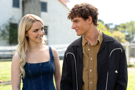 This image released by Paramount Pictures shows Mason Thames, right, and McKenna Grace in a scene from "Regretting You." (Jessica Miglio/Paramount Pictures via AP) This image released by Paramount Pictures shows Mason Thames, right, and McKenna Grace in a scene from "Regretting You." (Jessica Miglio/Paramount Pictures via AP)