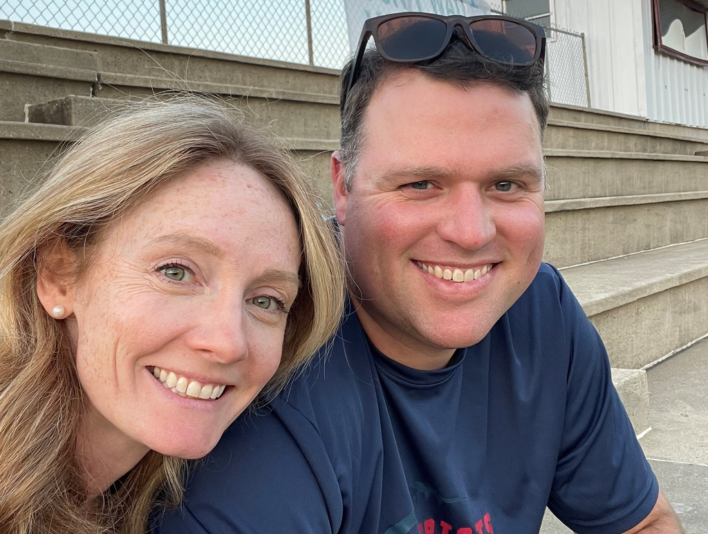 Heather and Dan Campbell, in Montgomery, Ala., Oct. 2024. (Heather Campbell via AP)