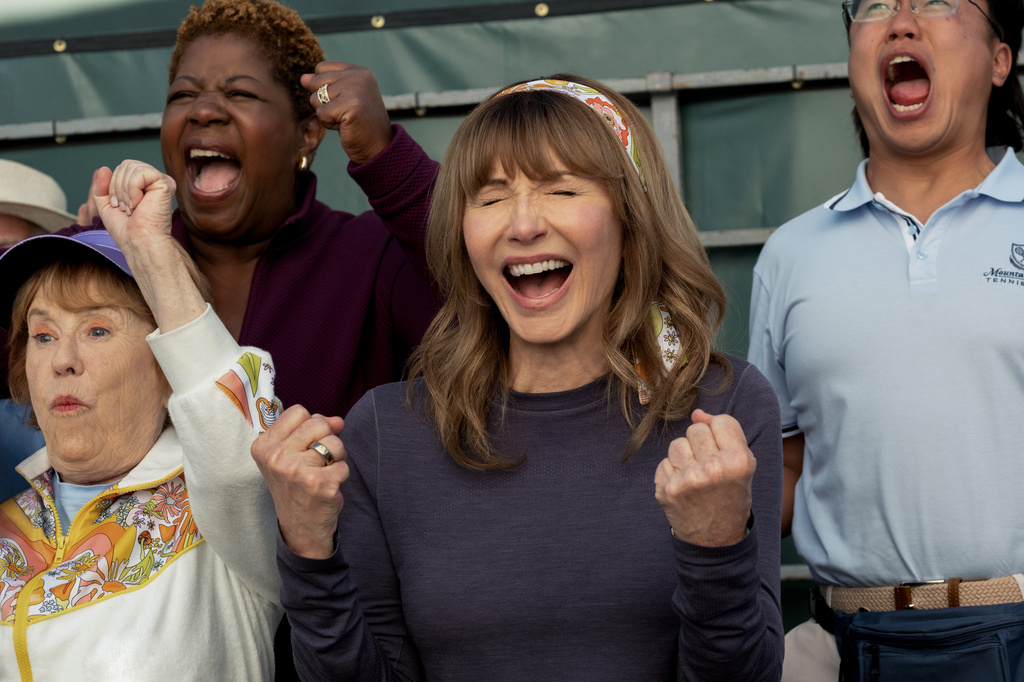 This image released by Apple TV shows Mary Steenburgen in a scene from "The DInk." (Andrew Cooper/Apple TV via AP)